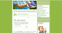 Desktop Screenshot of buycaterpillars.com